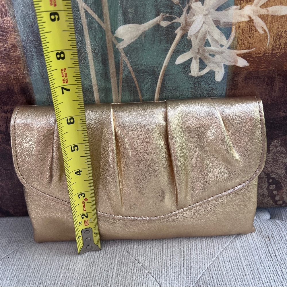Vintage Avon Polished Gold Evening Bag IOB - Picture 3 of 5